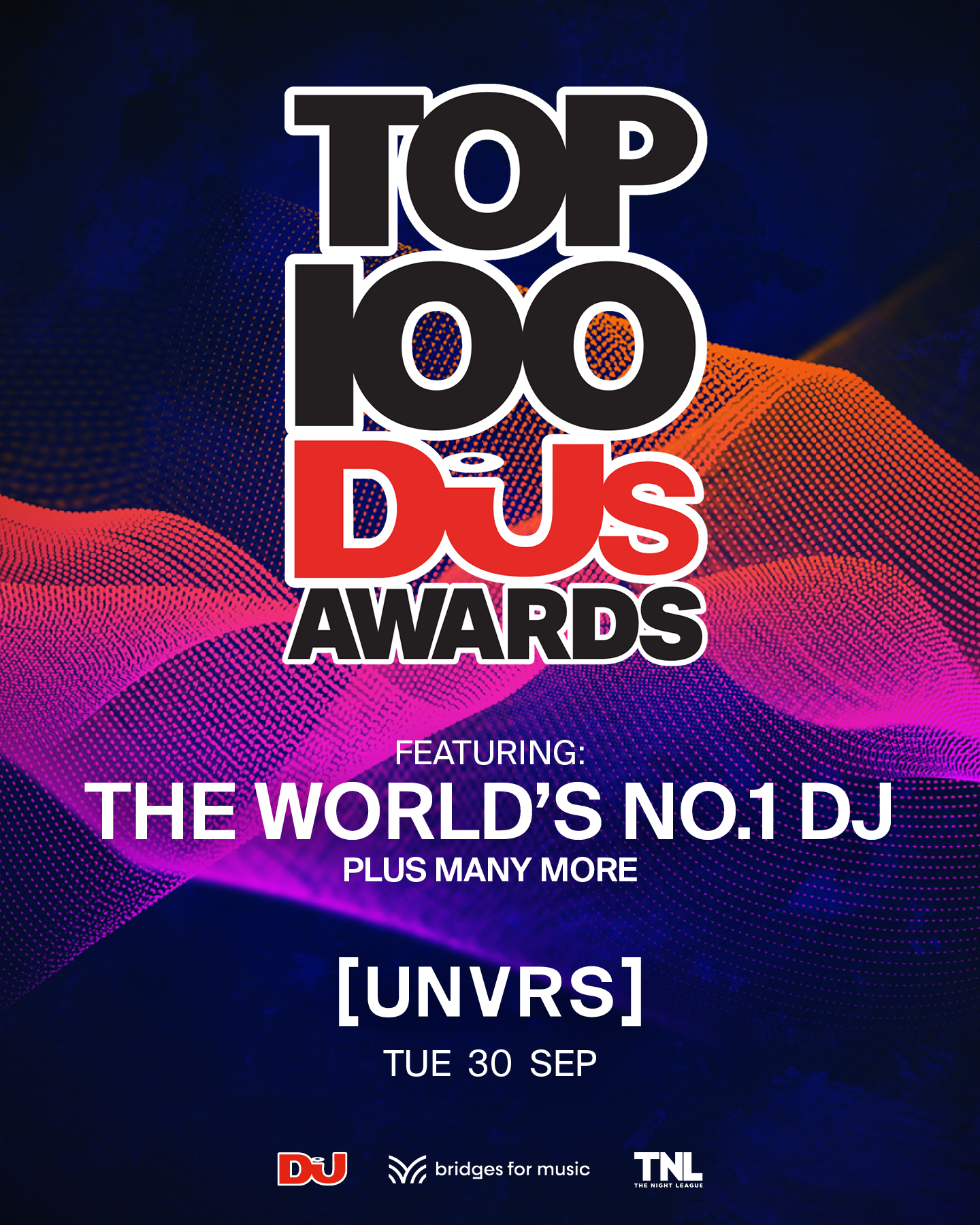 Top 100 DJs Awards Artword